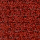 Reddish-brown fabric swatch displaying a dense, granular texture with irregular shapes and subtle tonal variations; label reads "swan > fabric (f) > f 968".